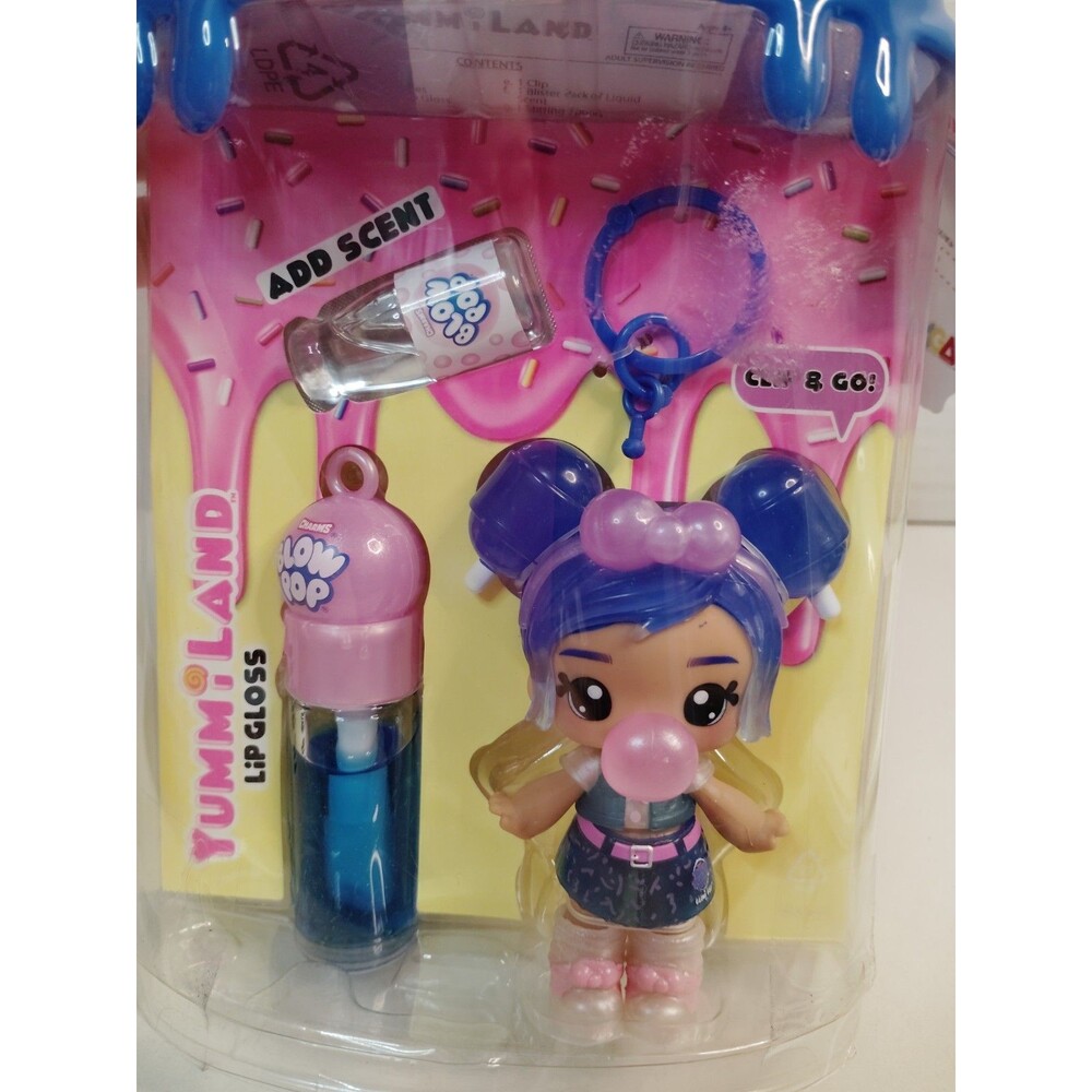 MGA YummiLand Blow Pop Lulu Raspberry Lip Gloss Figure Set w/ Accessories